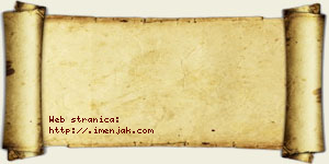 Anđela Jakovljević vizit kartica